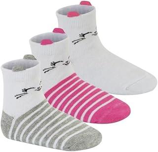 Kit 3 Pares De Meias Feminina Infantil Molekinha