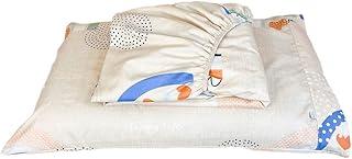 Lençol para Berço c/Elástico e Fronha Micropercal Poliéster 300 Fios – Infanto Rainbow