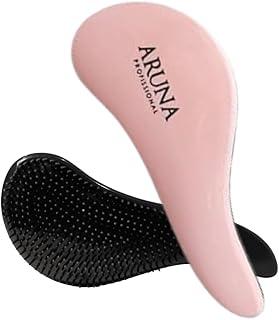 Escova Mágica de Cabelo - Circulação Sanguínea do Couro Cabeludo e Ação Anti-frizz - Escove seus Cabelos sem Quebrar e Danificar os Fios (Rosa)