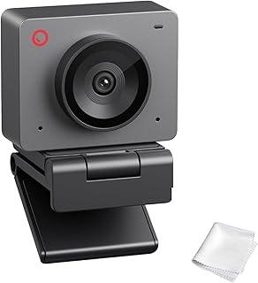 OBSBOT Meet SE Webcam Inteligente com IA - Câmera Web Full HD 1080p a 100 FPS, Sensor CMOS 1/2.8" para Excelente Desempenho em Pouca Luz, Controle por Gestos Dinâmico, Modo Beleza, Plug & Play,Zoom