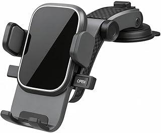 Suporte Celular Carro Universal CJ71 360° — Fixação Forte com Ventosa para Painel ou Vidro, Ajuste Automático Antivibração, Ideal para GPS e Smartphones (iPhone, Samsung, Xiaomi)