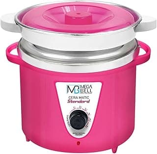 Mega Bell, Panela aquecedora de cera para depilação, Termocera, Cera-Matic Standard, Com refil, Bivolt, 900g, Rosa com 20% de desconto por R$ 133,45 na amazon