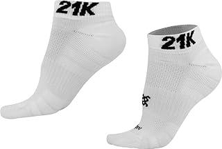 Meia Curta para Corrida HUPI - Running Pro 21K Branco, Cor: BRANCO