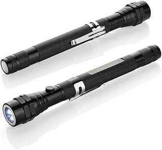 Lanterna de 3 Led Telescopica Cabeca Flexivel Multifuncional com Imã - Starfer