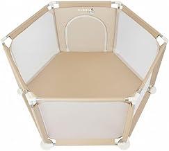 Cercadinho Infantil Hexagonal Desmontável Para Bebês Chiqueirinho Eloria (Bege)