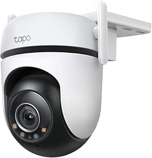 Tapo C520WS - Câmera de vigilância Wi-Fi externa 360°, resolução QHD 2K, visão noturna colorida Starlight, detecção de IA múltipla, rastreamento de movimento, IP66