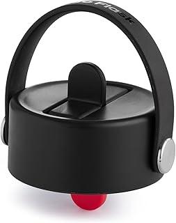 Hydro Flask Acessório de boca larga flexível tampa de palha preta - para garrafas de boca larga - isoladas, lavável na lava-louças, livre de BPA, não tóxico