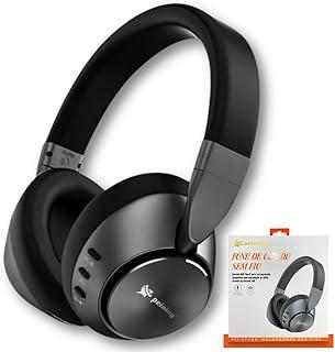 Fone de Ouvido Bluetooth Headphone, Corridas, Exercicios, Jogos, Isolamento de Ruído Externo, 96 Horas de Bateria, Design Ergonômico e Confortável, Botões de Controle Touch, Microfone Embutido Chamada