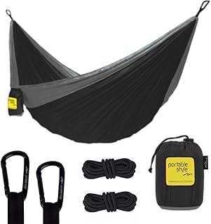 Rede De Camping Hamaca Portátil C/Corda Portable Style