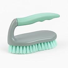 Escova de Limpeza Multiuso com Cabo Ergonômico Cerdas Firmes para Rejunte Azulejo Pia Cozinha Banheiro Lavanderia – Verde