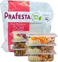 Pote 750ml De Marmita Prafesta Com Tampa Descartavel - 24und