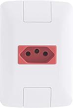 Tramontina Conjunto 1 Tomada 2P+T Aria 4x2 20A 250 V Branco e Vermelho