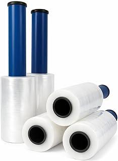 KIT 10 BOB FILME STRETCH 100MM VOLANTE COM CABO GIRATORIO