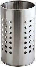 Mimo Style Porta Utensílios de Aço Inoxidável Redondo Suporte de Talheres Resistente para uso Doméstico e Ideal Para Cozinha, Casa, e Escritório - Durável e de Qualidade, Aparência Moderna e Elegante
