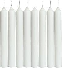 Pacote 10 Velas Brancas de Alta Duração - Queima de 12 Horas | 100% Parafina Pura | Ideal para Festas, Eventos, Decoração e Rituais