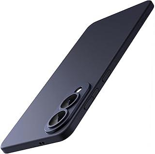 JETech Capa Fina para Samsung Galaxy S25 Edge com Lente de Câmera Proteção Total, Case Ultrafina Leve Acabamento Fosco, Capinha de Protetora Minimalista para Telefone (Azul Escuro)