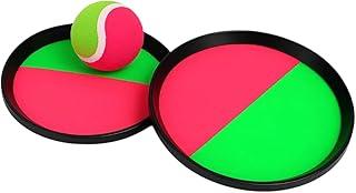 Kit 2 Raquetes de Velcro + Bola Que Gruda – Bateu Colou Brinquedo Esportivo Infantil/Adulto - TYDA