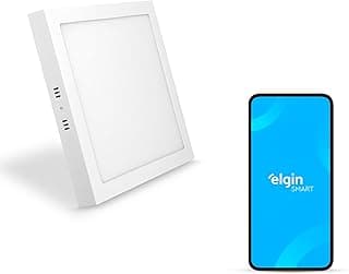 Luminária Inteligente LED 18W 3000-6500K Elgin Wi-Fi Quadrada de Sobrepor compatível com Alexa e Google Home com 43.23% de desconto por R$ 112,97 na amazon