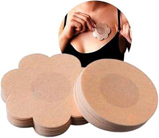Kit 50 Protetores de Mamilo Adesivos Femininos - Invisível, Confortável, Respirável, Descartável, Antialérgico, Ideal para Roupas Transparentes, protetor adesivos - UpShop