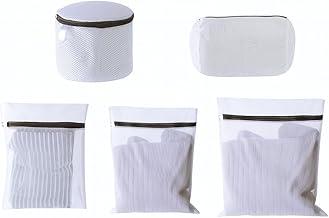 Kit Sacos para Lavar Roupas Delicadas em Máquina com Zíper Tipo Bolsas Mesh Protetoras Reutilizáveis