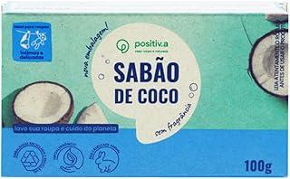 Sabão de Coco em Barra 100g Vegano Sem Fragrância - positiv.a eco