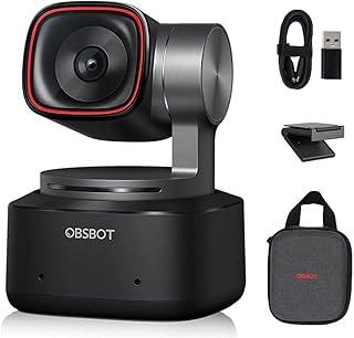 Webcams 4K Tiny 2 com controle de voz PTZ, rastreamento AI multimodo e foco automático, câmera web com sensor de 1/1,5", controle por gestos, 60 FPS, Adequado para go-pro/logi-tech/computador