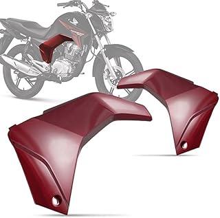 Tampa Lateral (B) Compatível Com Titan 150 Ex Ed. Especial Vermelho Cardeal