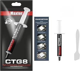 Pasta térmica CTG08 (4g), composto térmico de alto desempenho 12,8W/m.k, resfriamento superior para CPUs, consoles, placas gráficas, laptops, seguro, duradouro