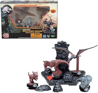 EPOCH Jurassic World Volcano Quake - Jogo de Equilíbrio com Peças de Dinossauros e Palco Temático