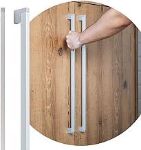 Puxador Linea Alumínio Porta Armário Slim Alça Grande 512mm (Cromado Fosco)