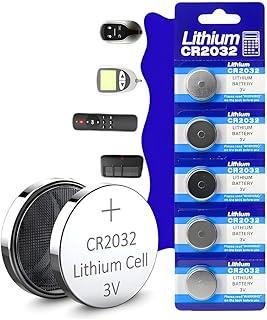 Pilha Bateria Moeda CR2032 3V para Relógio de Pulso, Controle Remoto, Calculadora e Eletrônicos – Kit com 5 Unidades