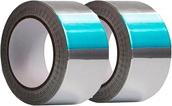 Fita Metalizada Aluminizada Manta Térmica Dutor Ar Condicionado Caixa Isopor 48mm x 50m Emenda Forte (2)