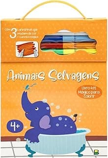 Livro Mágico para Colorir: Animais Selvagens