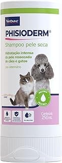 Virbac Phisioderm Shampoo Pele Seca para Cães e Gatos 250 mL