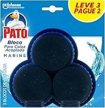 Pato Desodorizador Sanitário Caixa Acoplada Marine, Limpeza Banheiro, Leve 3 Pague 2, 40g com 10.03% de desconto por R$ 28,35 na amazon