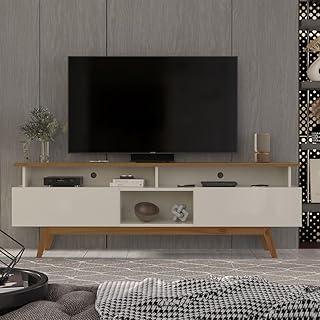 VIA NOSSA - Rack para Tv até 70 Polegadas 2 Gavetas Grécia 180cm