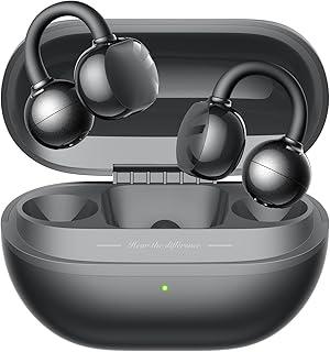 SoundPEATS POP Clip Open Ear Fones de Ouvido Sem Fio, Controle por Botão, Conforto Leve, 30H de Reprodução, IPX5, Bluetooth 5.4, Áudio Imersivo para Esportes, Corrida e Trabalho