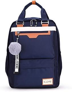 TOKSHOP Mochila Bolsa Feminina para Notebook de Até 15.6 Polegadas Viagem Escolar Faculdade