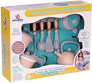 Jogo de Panelas Baby Gourmet com 9 Peças - Mercotoys