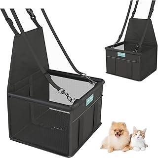 Assento Cadeira Pet Auto Carro Para Cão Gato Até 10Kg (Preto)