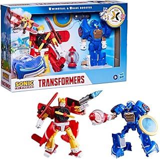 Transformers Collaborative Sonic the Hedgehog x Brinquedos Transformers, Figuras Wingtail e Blue Boo