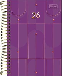 Tilibra - Agenda Executiva Espiral Diária 129 x 187 cm Spot Feminina 2026 - Roxa