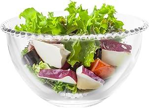 WOLFF - Saladeira de Cristal 21cm x 12cm - Linha Pearl