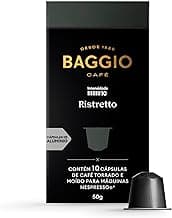 Baggio Café Cápsulas De Café Ristretto Compatível Com Nespresso Contém 10 Cápsulas com 19.69% de desconto por R$ 20,80 na amazon