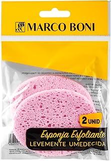 Marco Boni Esponjas Para Limpeza Facial Esfoliante Oval 8461 Bege 2 Unidades