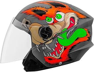 CAPACETE ABERTO PRO TORK NEW LIBERTY 3 COYOTE BRILHANTE CINZA TAM. 56