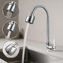 Torneira Gourmet Flexível para Cozinha, 2 Jatos de Água, Acabamento Cromado, Instalação na Parede