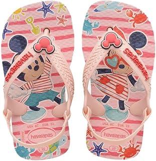 Havaianas Chinelo Baby Disney Classics Minnie Mickey com Elástico Unissex Vermelho Tamanho 20