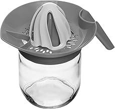 LYOR - Jarra com Espremedor de Frutas Cítricas Siena 300ml Cinza Vidro