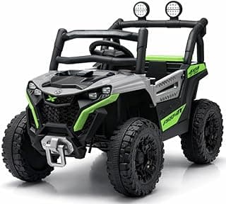 Jipe Carro Elétrico Infantil 12V Música Luz Controle Remoto (Cinza) com 21.2% de desconto por R$ 787,90 na amazon